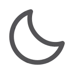 Moon SVG Icon